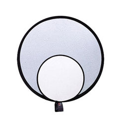 22" Collapsible Reflector - Silver / White