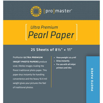 Ultra Premium Pearl Paper - 8 1/2"x11" - 25 Sheets