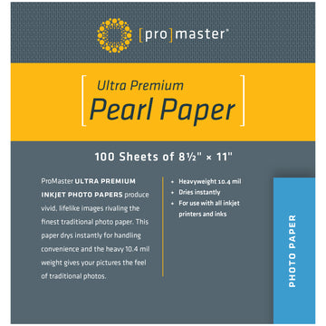 Ultra Premium Pearl Paper - 8 1/2"x11" - 100 Sheets
