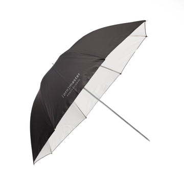 36" Reflective Umbrella - White with Black Backing